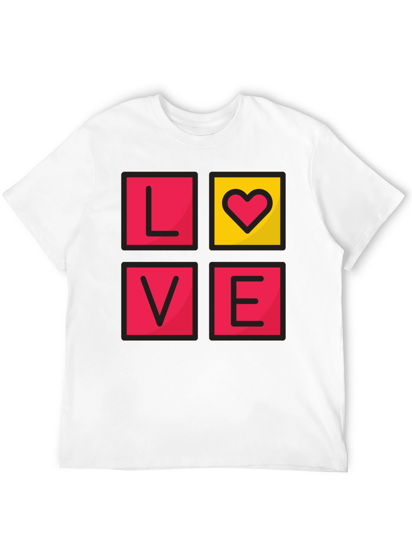 LOVE Graphic Tee - Mens Black T-Shirt