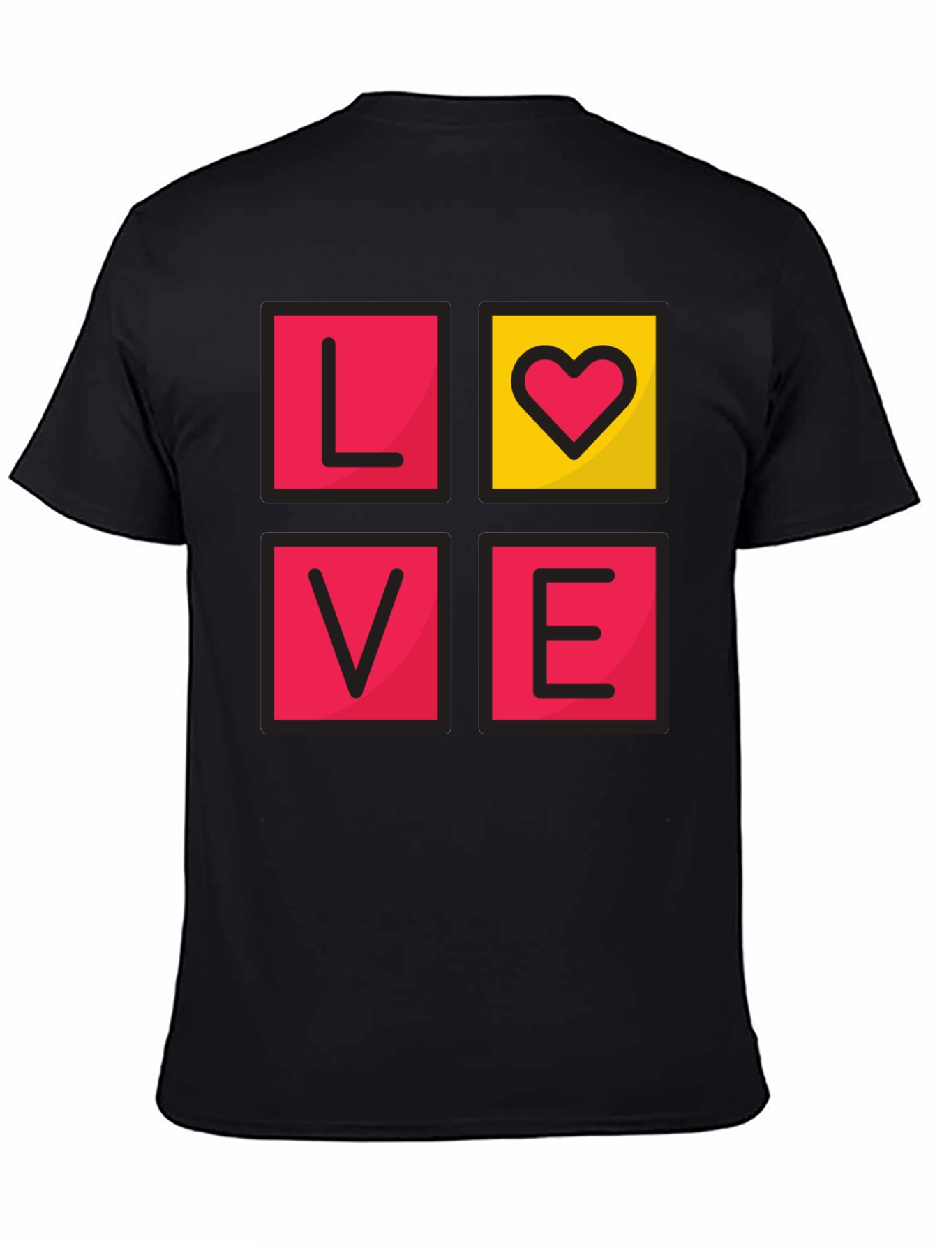 LOVE Graphic Tee - Mens Black T-Shirt