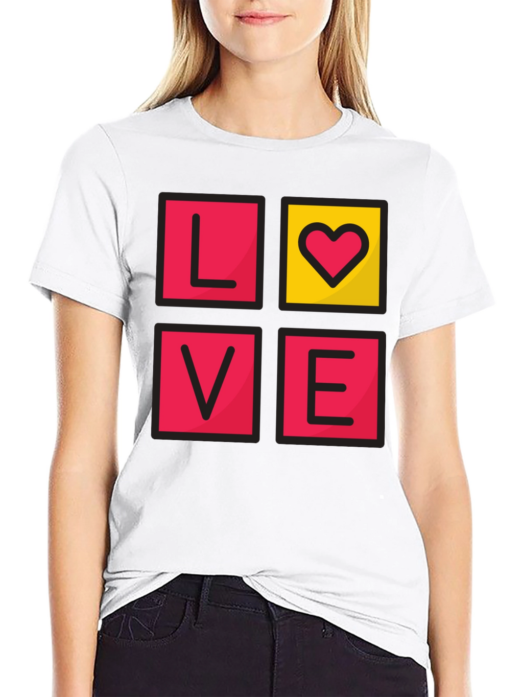 LOVE Graphic Tee - Mens Black T-Shirt