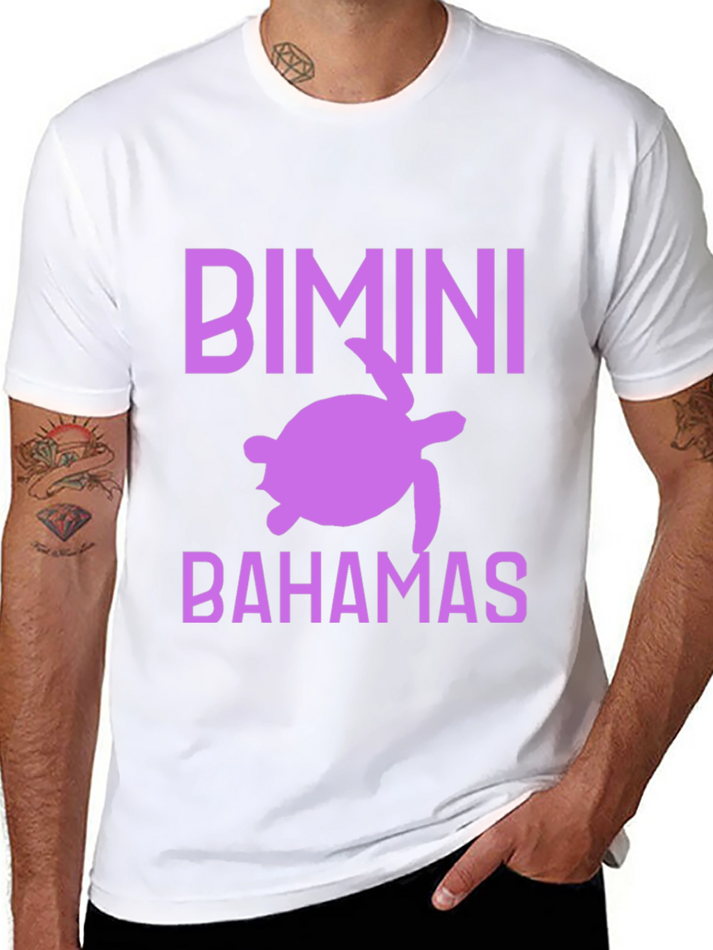 Bimini Bahamas Turtle Graphic Tee