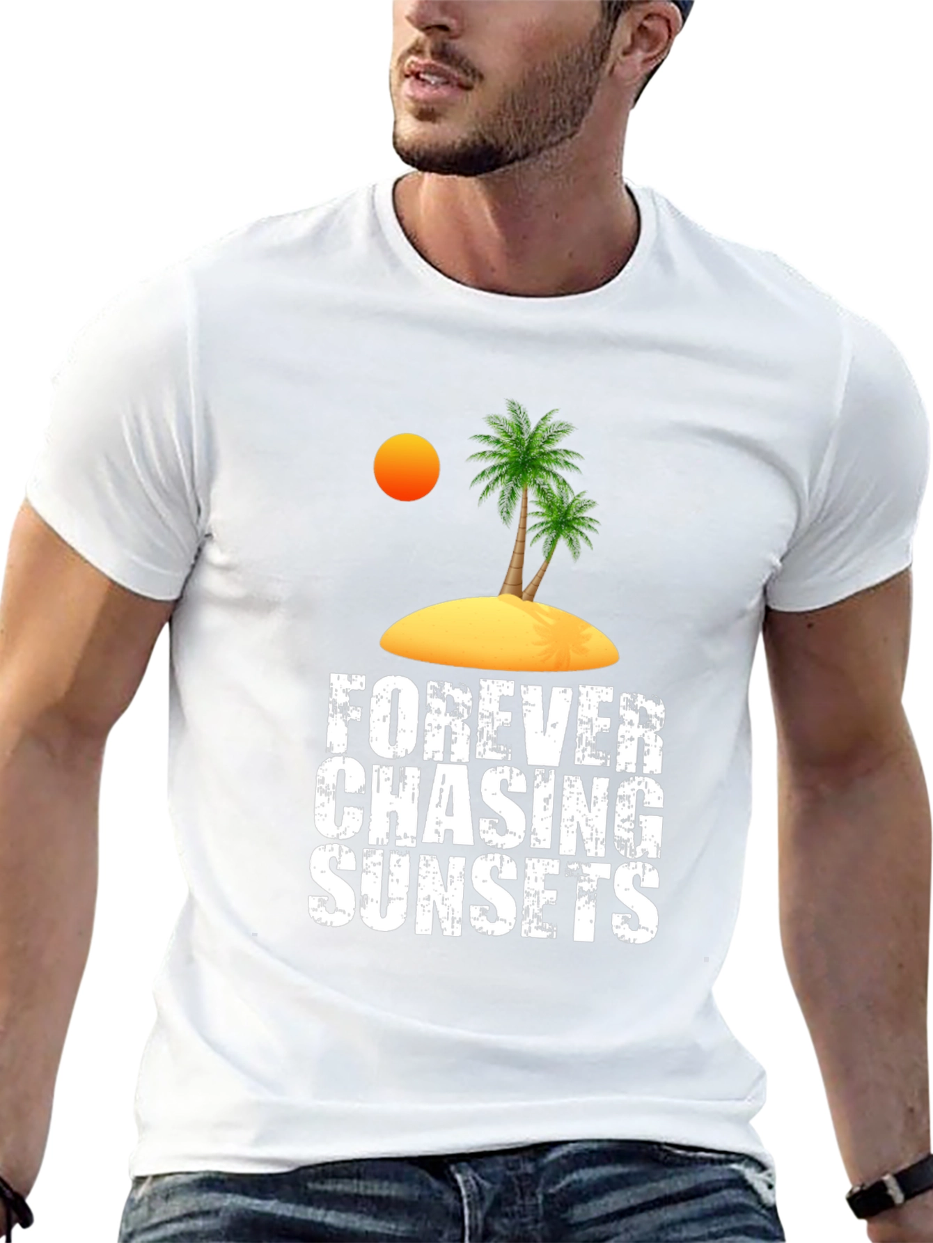 Forever Chasing Sunsets Graphic T-Shirt