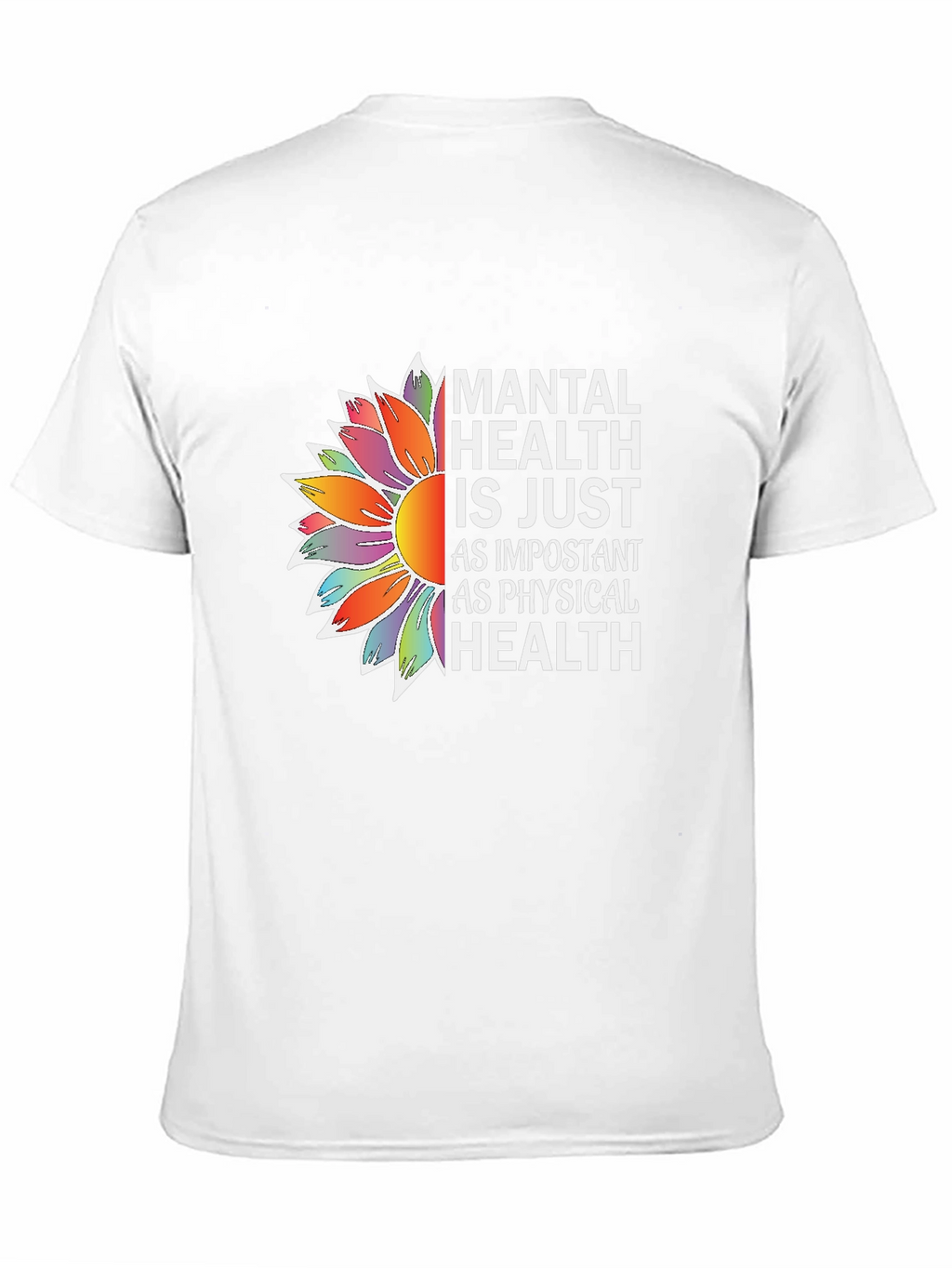 Mental Health Awareness Sunflower Graphic Tee