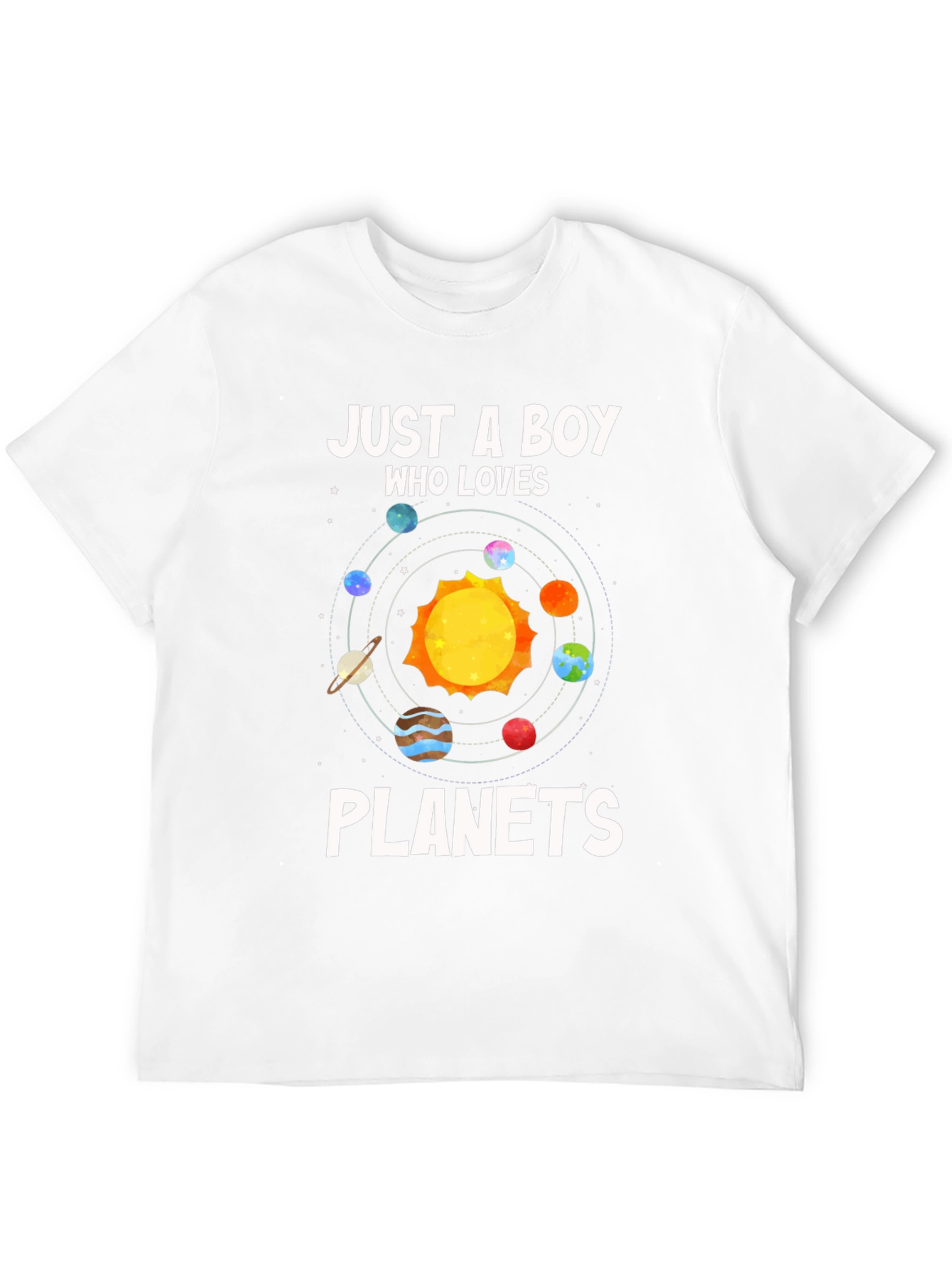 Boy Who Loves Planets T-Shirt
