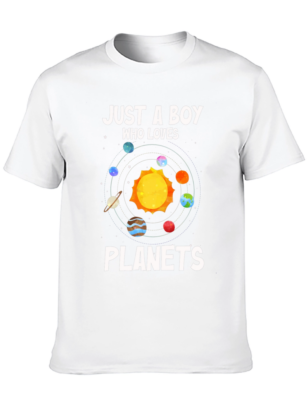 Boy Who Loves Planets T-Shirt