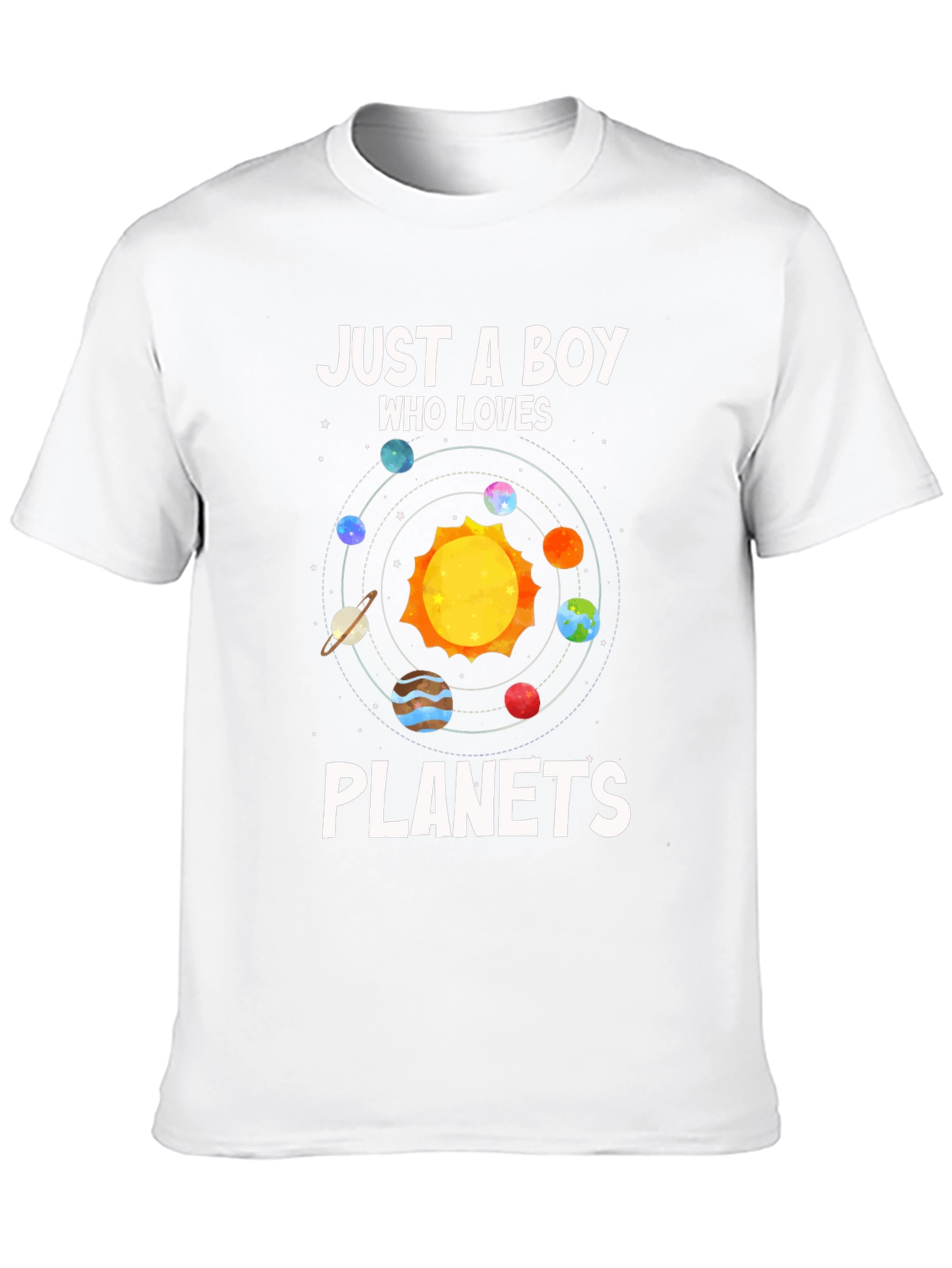 Boy Who Loves Planets T-Shirt