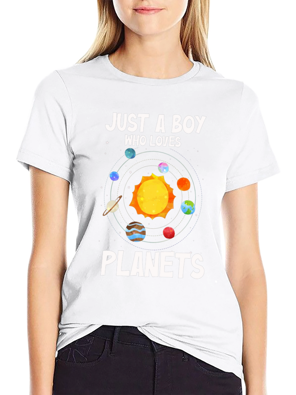Boy Who Loves Planets T-Shirt