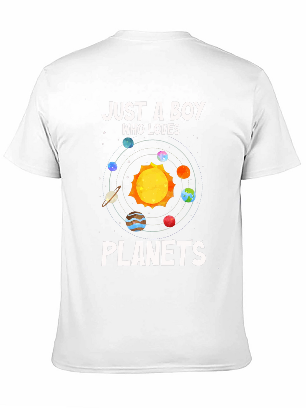 Boy Who Loves Planets T-Shirt