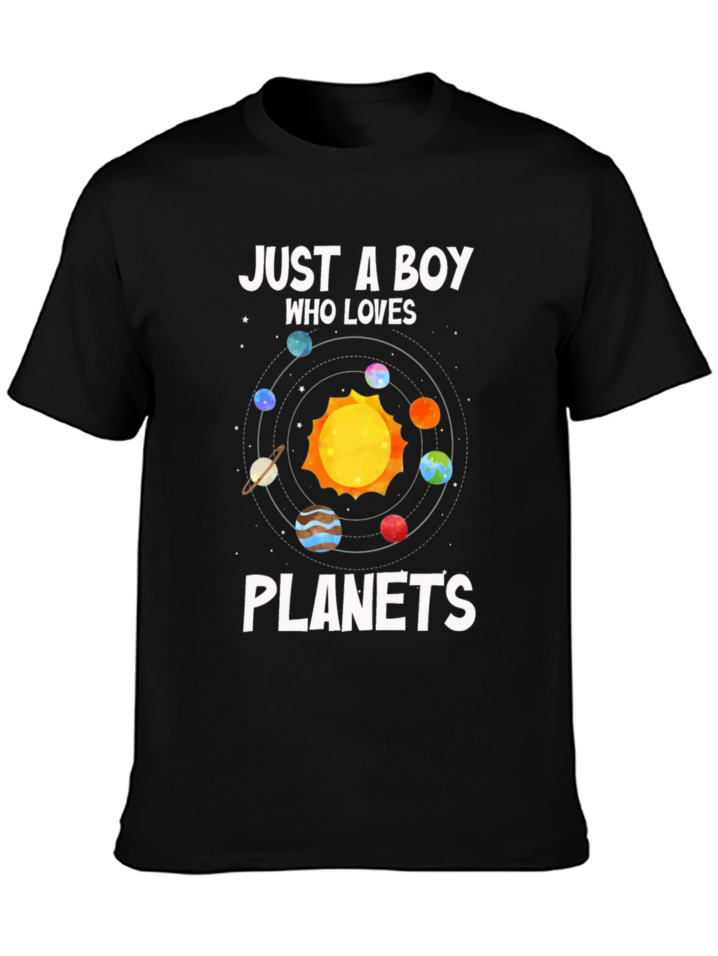 Boy Who Loves Planets T-Shirt
