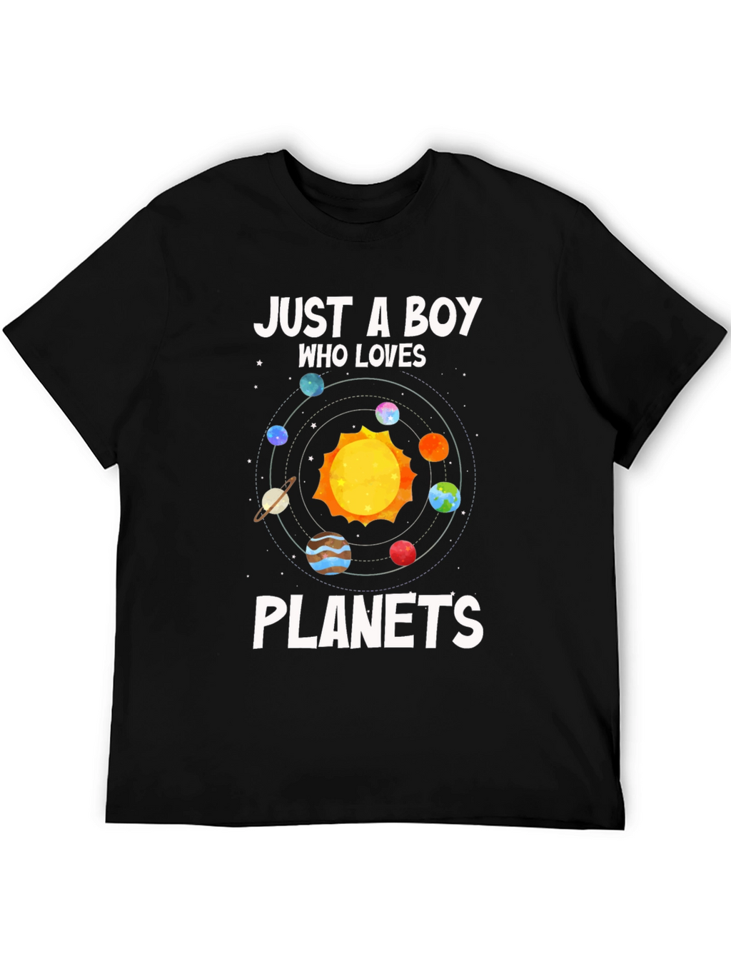 Boy Who Loves Planets T-Shirt