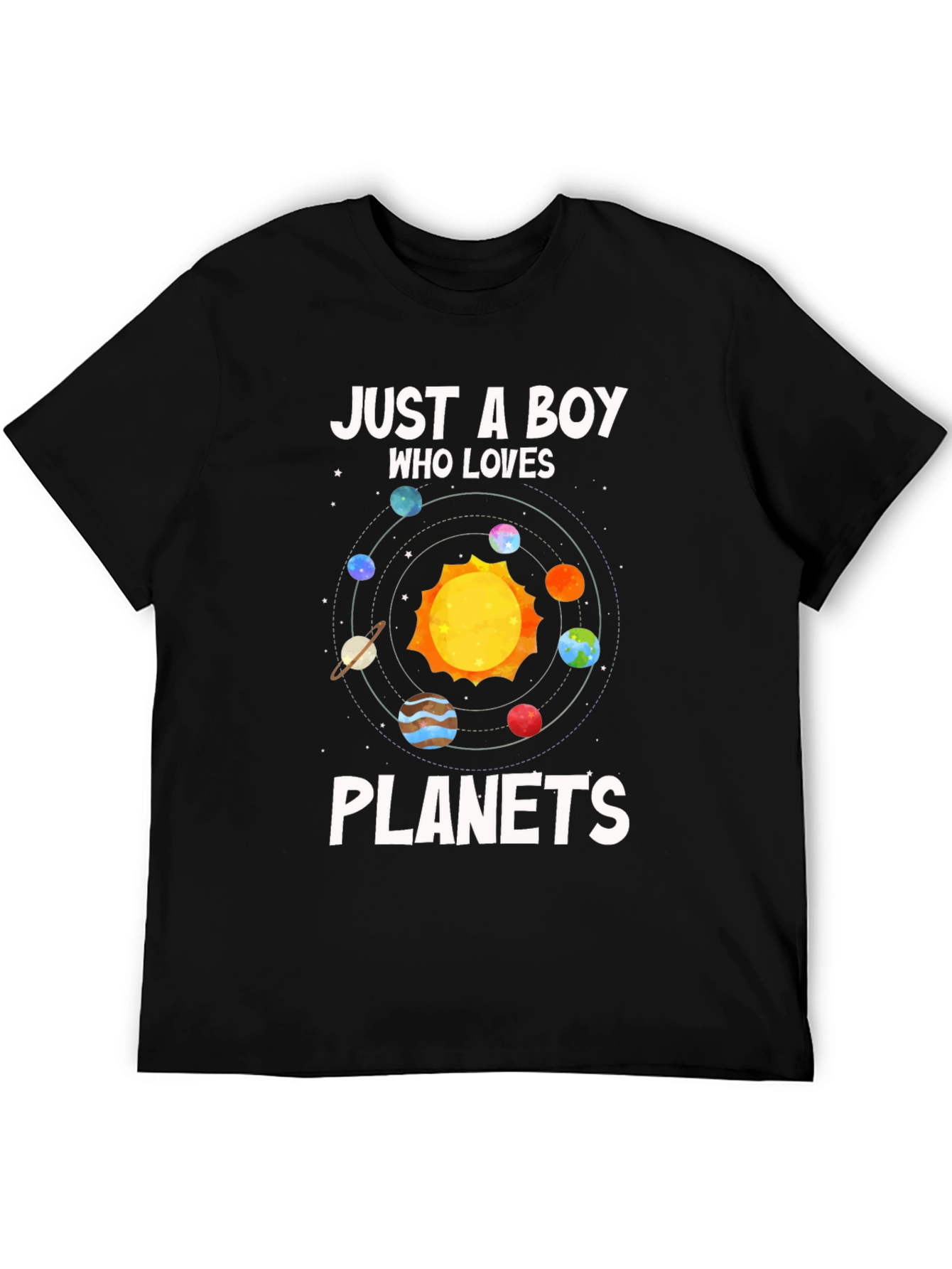 Boy Who Loves Planets T-Shirt