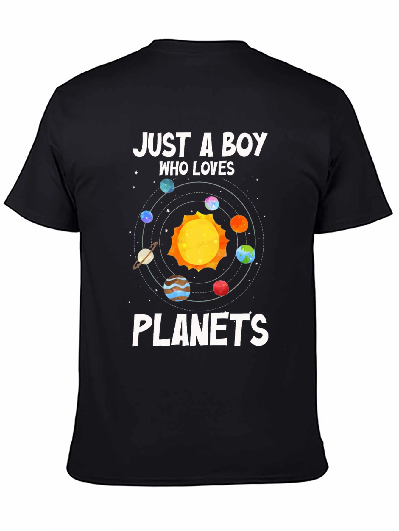 Boy Who Loves Planets T-Shirt