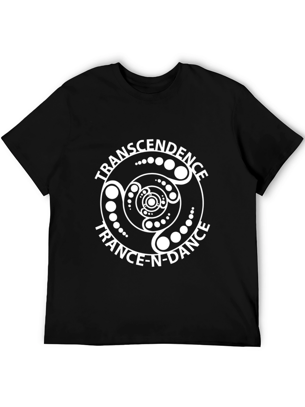 Transcendence Trance-N-Dance Black Graphic Tee