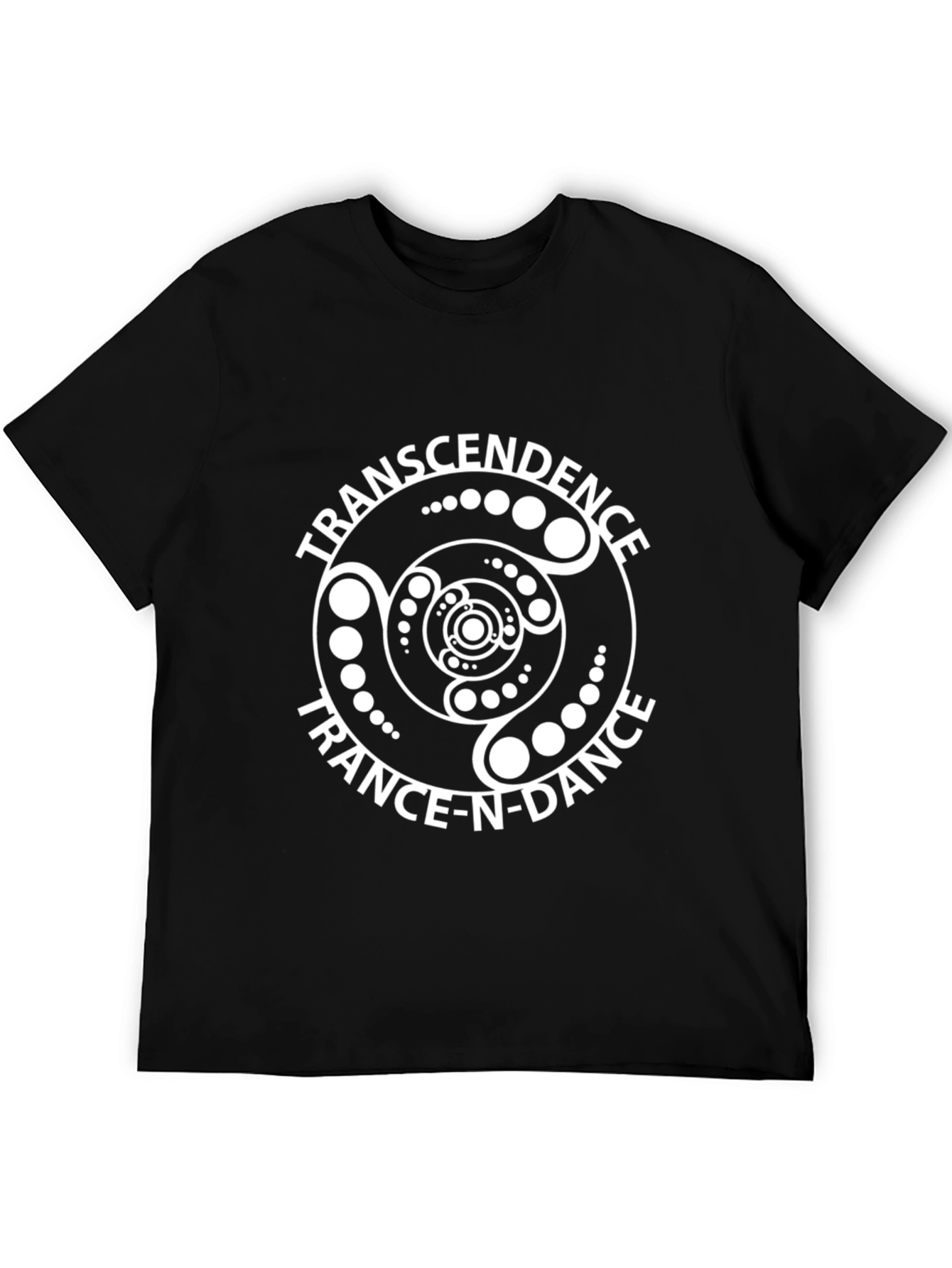 Transcendence Trance-N-Dance Black Graphic Tee