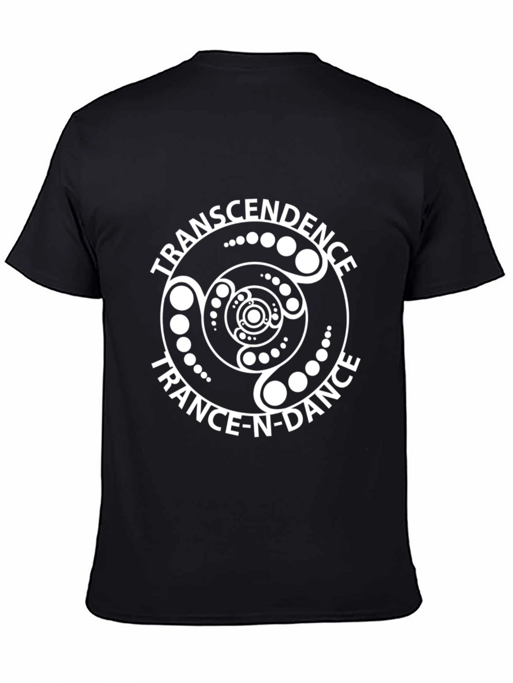 Transcendence Trance-N-Dance Black Graphic Tee