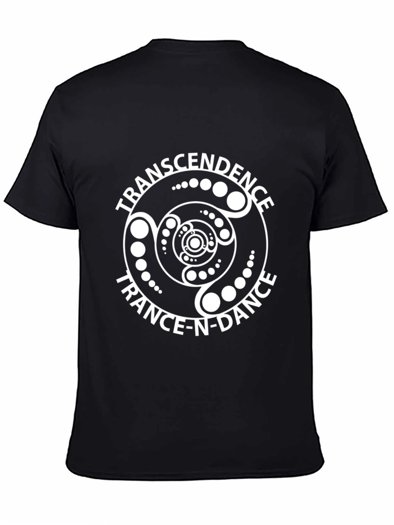 Transcendence Trance-N-Dance Black Graphic Tee