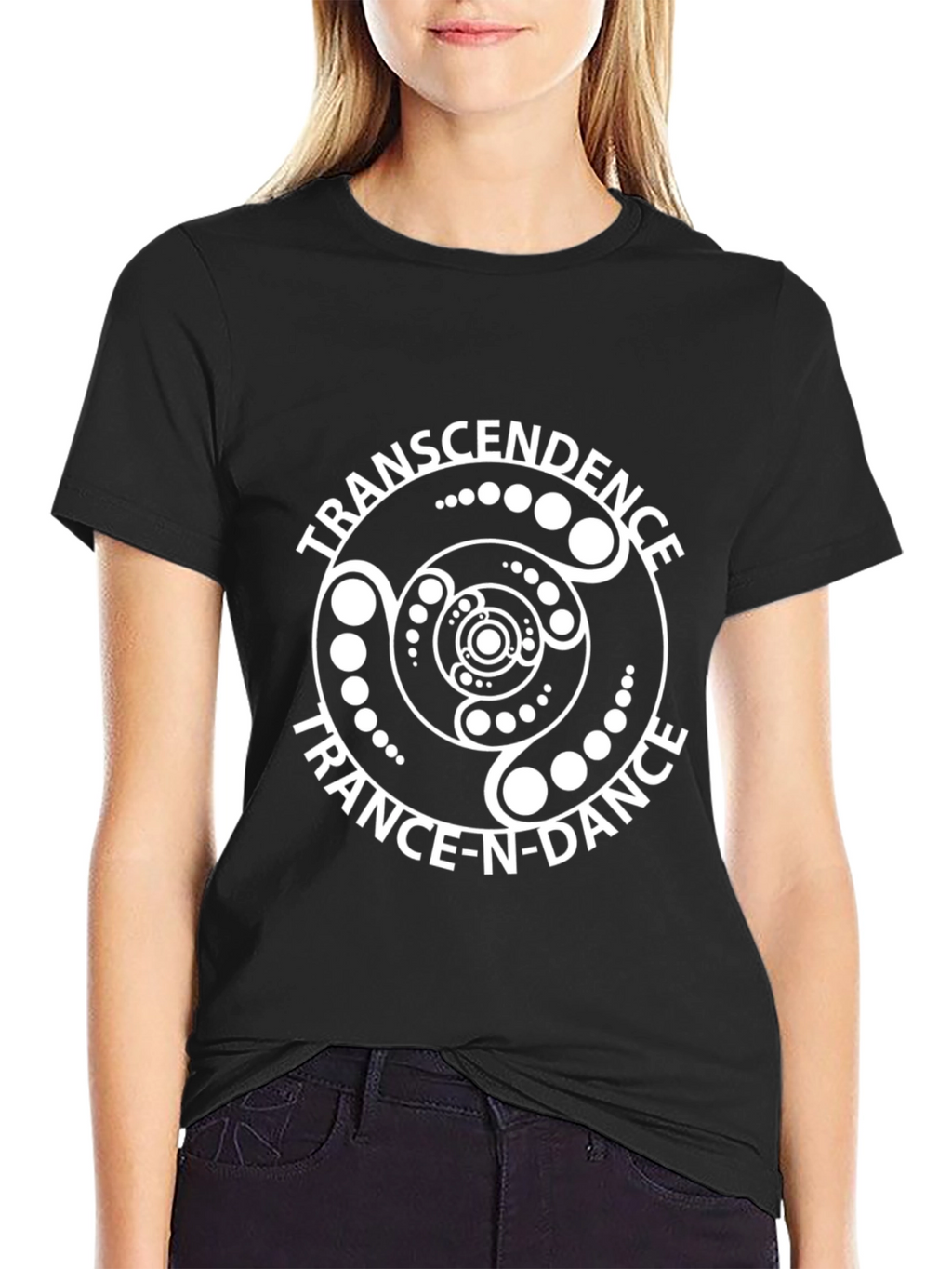 Transcendence Trance-N-Dance Black Graphic Tee