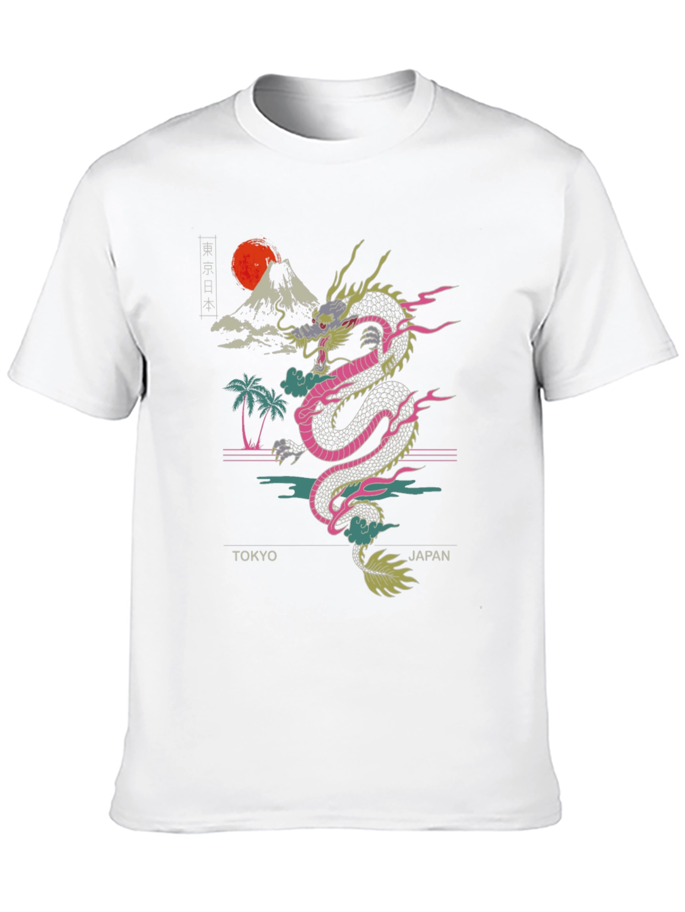 Tokyo Japan Dragon Graphic Tee