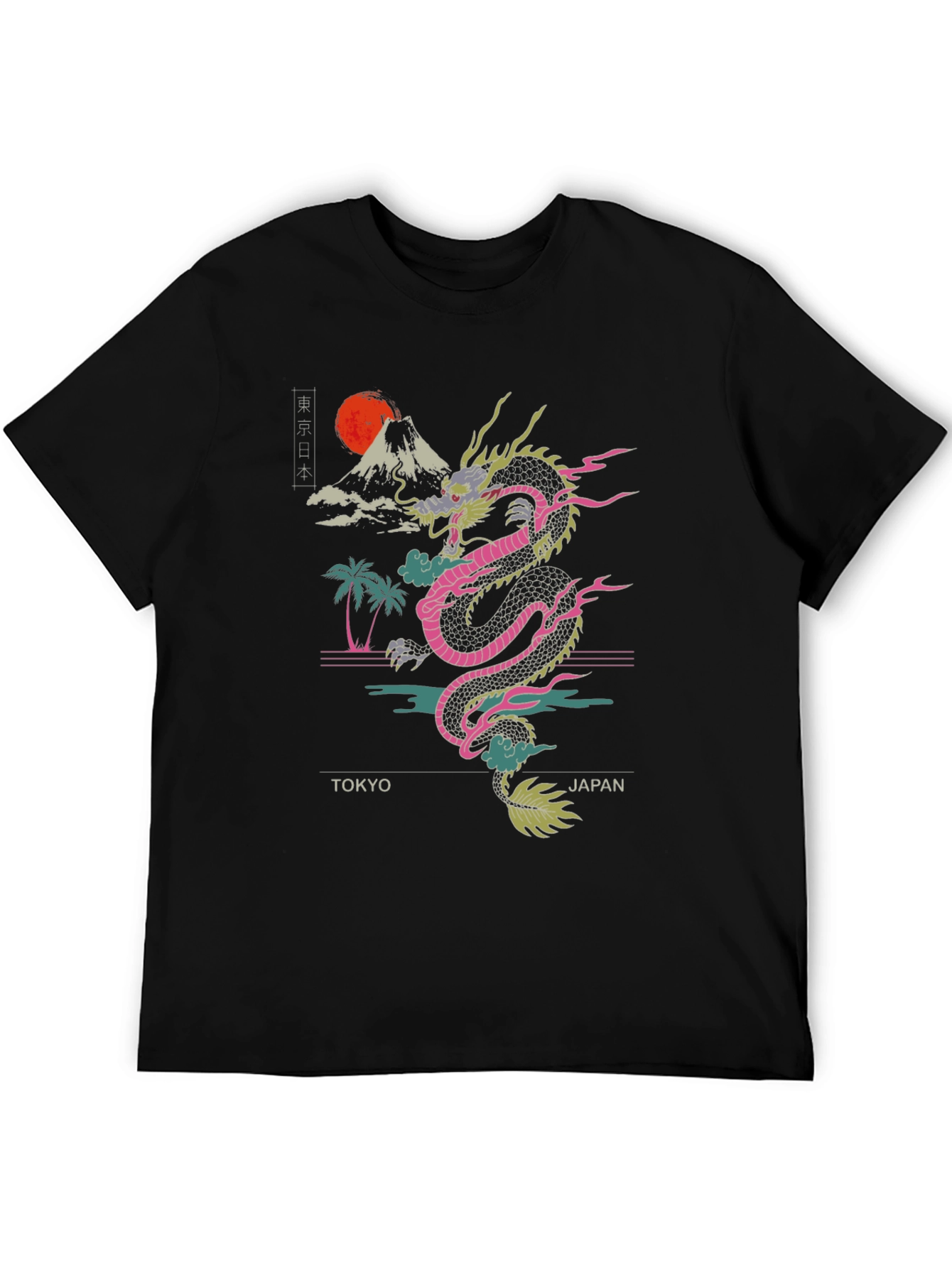 Tokyo Japan Dragon Graphic Tee
