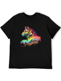 Wolf & Mountain Graphic Tee