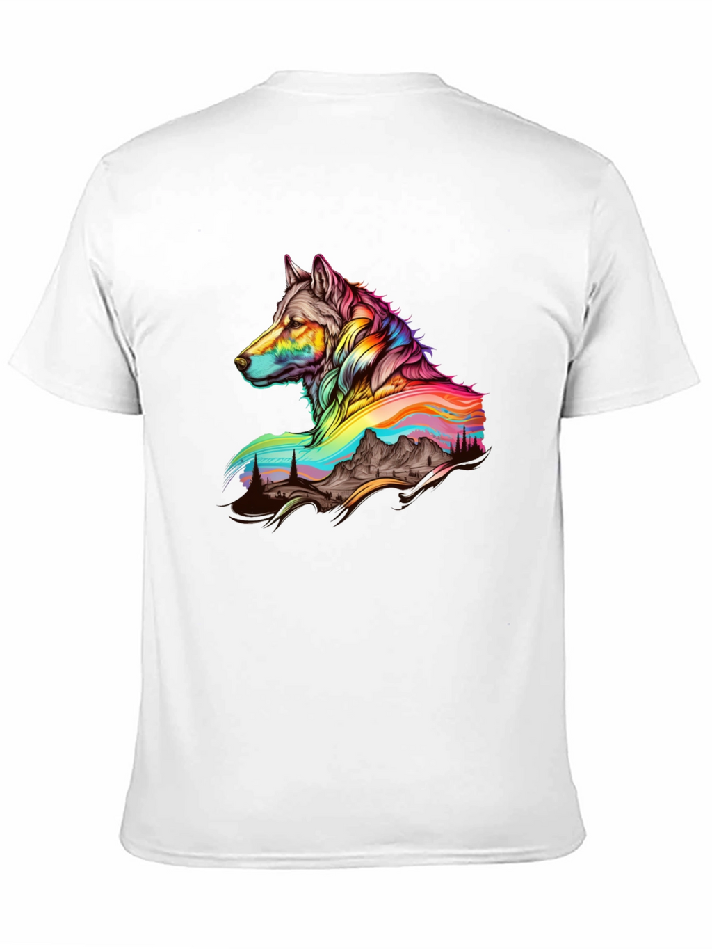 Wolf & Mountain Graphic Tee