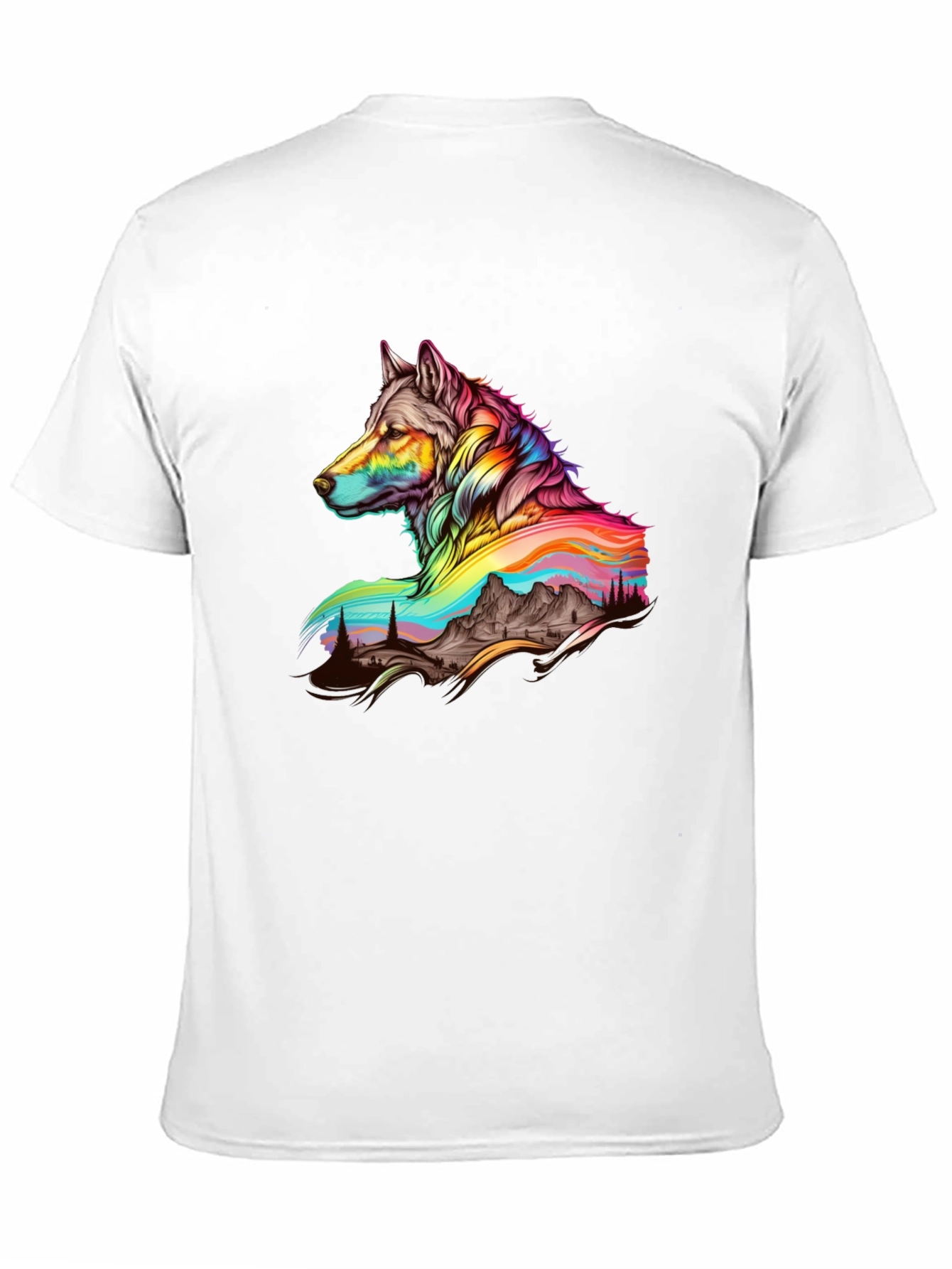 Wolf & Mountain Graphic Tee