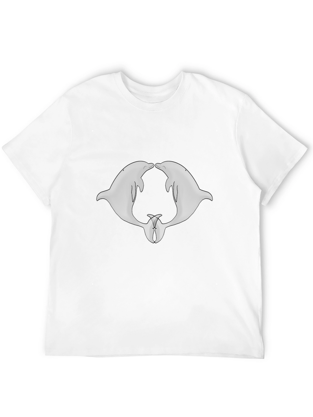 Dolphin Duo Graphic Tee - Black