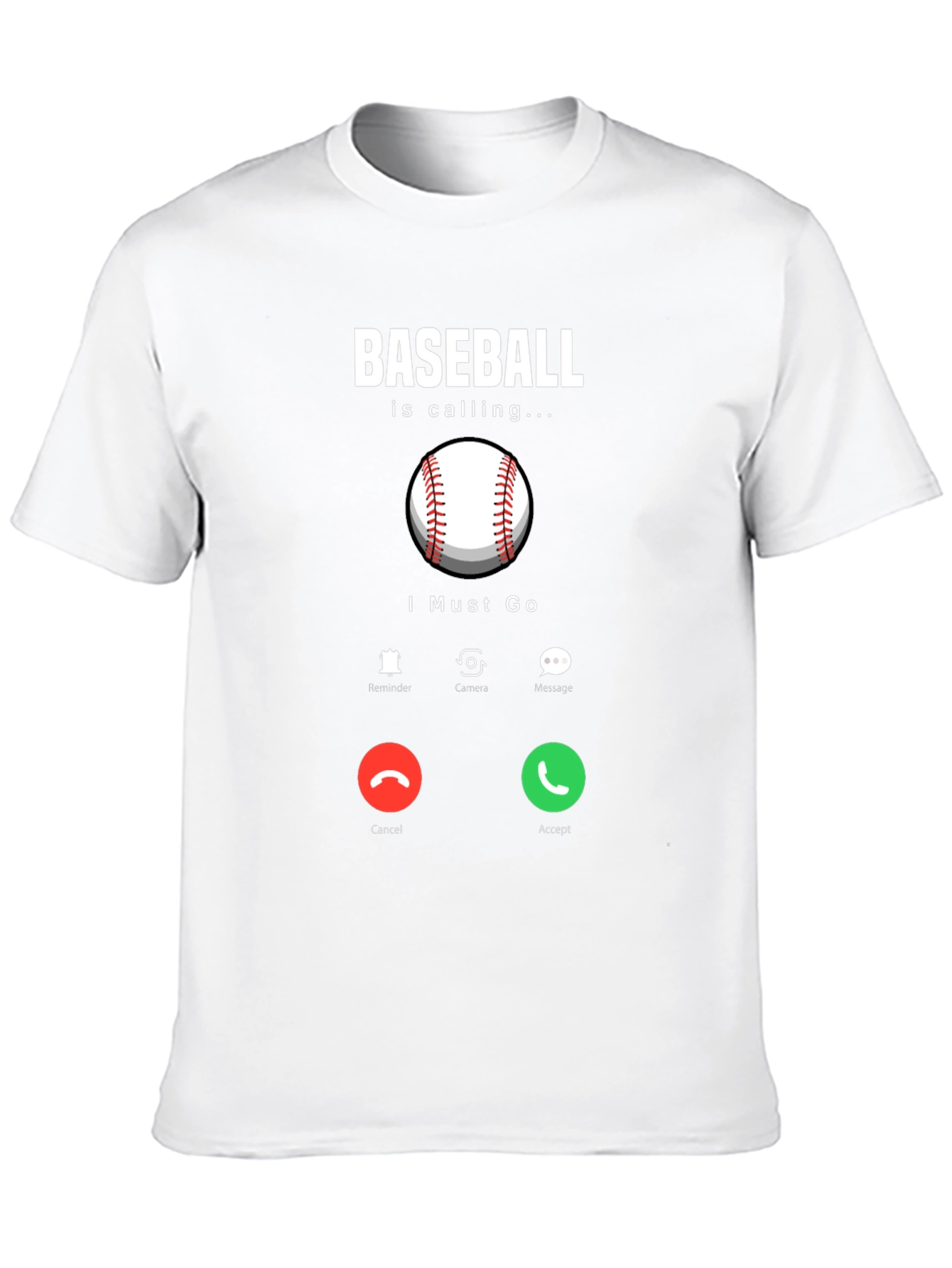 Baseball Calling T-Shirt Funny Baseball Lover Tee