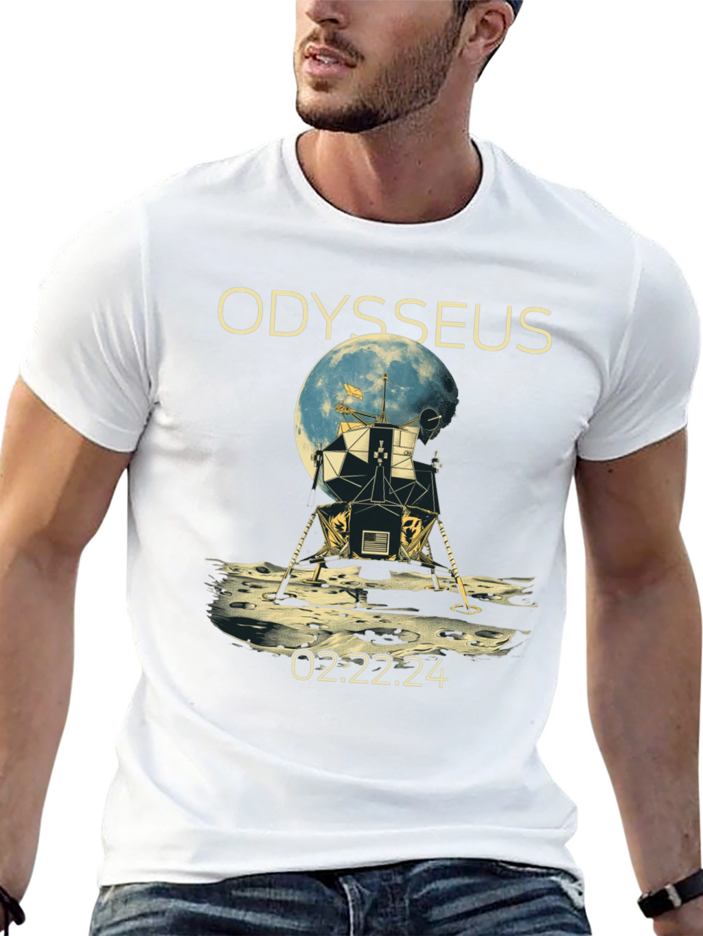 Odysseus Lunar Lander T-Shirt