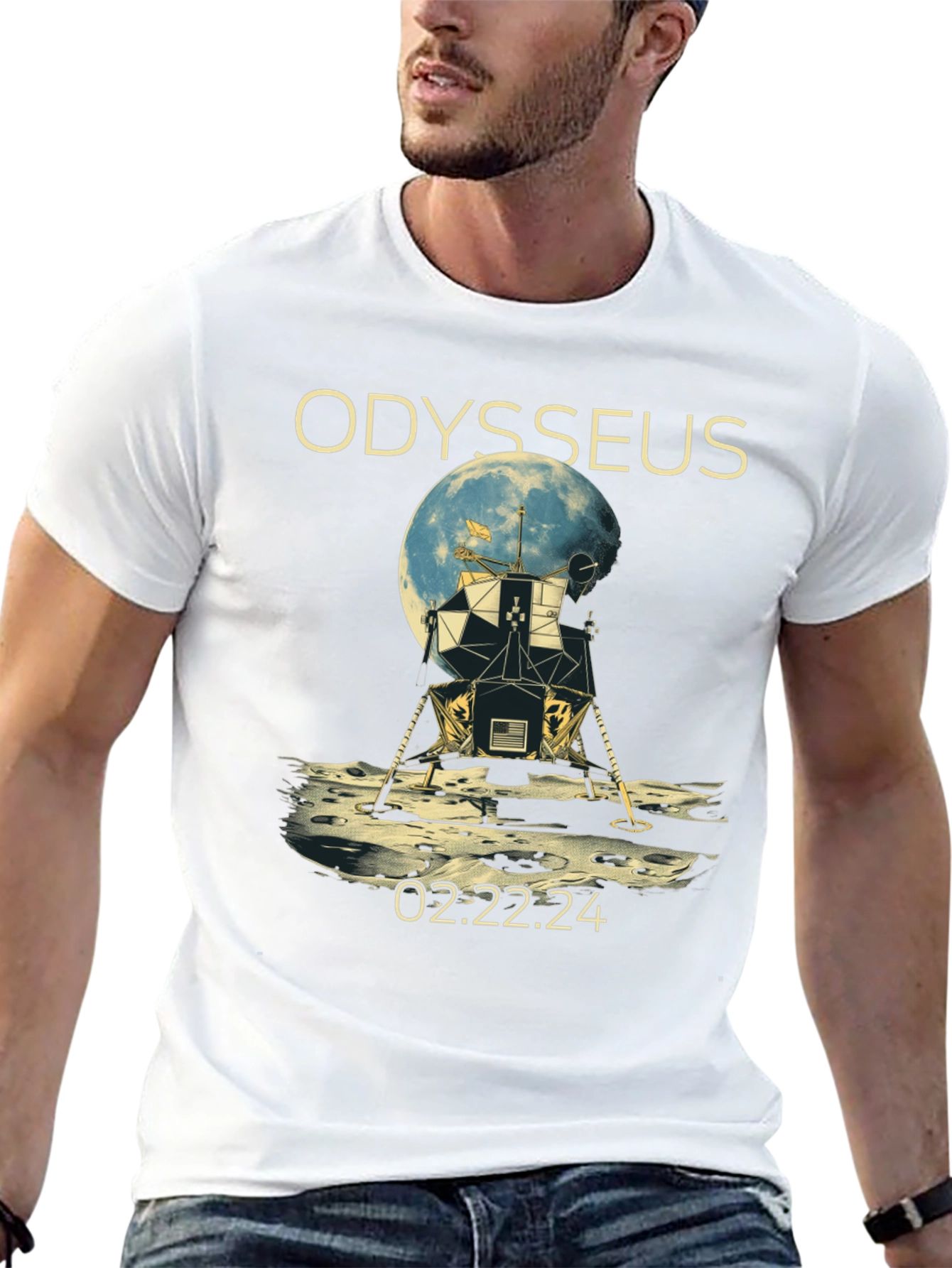 Odysseus Lunar Lander T-Shirt