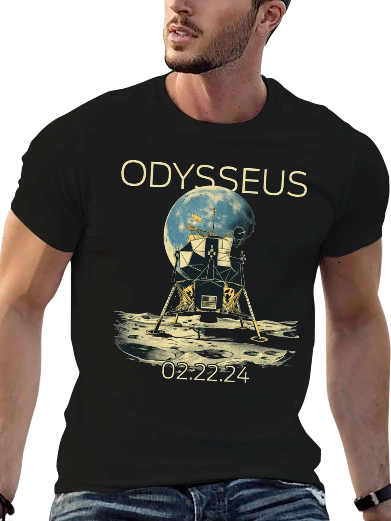 Odysseus Lunar Lander T-Shirt