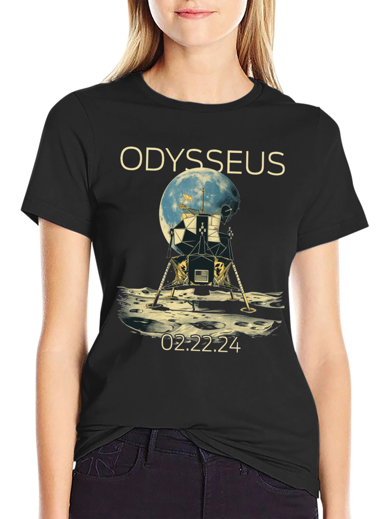 Odysseus Lunar Lander T-Shirt
