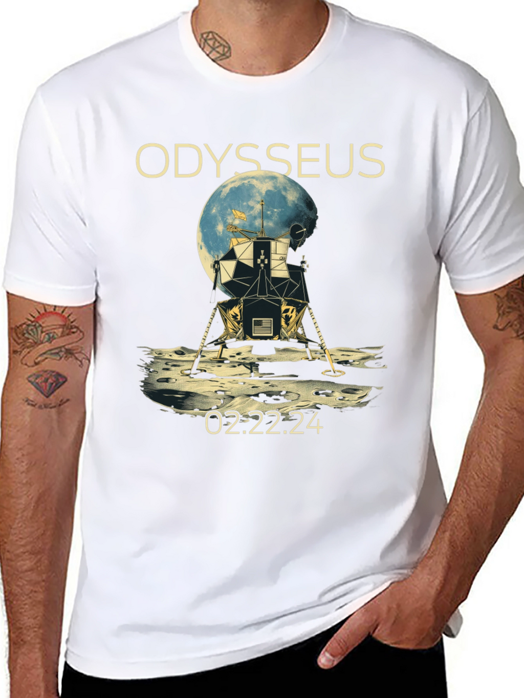 Odysseus Lunar Lander T-Shirt