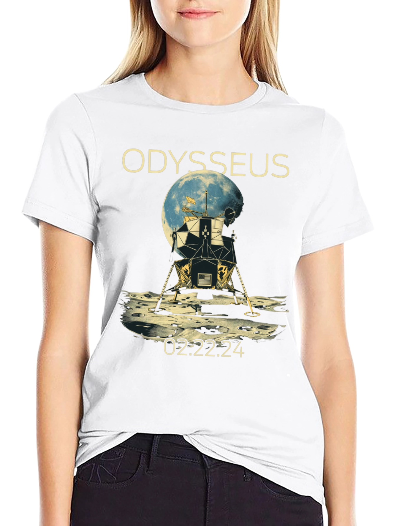 Odysseus Lunar Lander T-Shirt