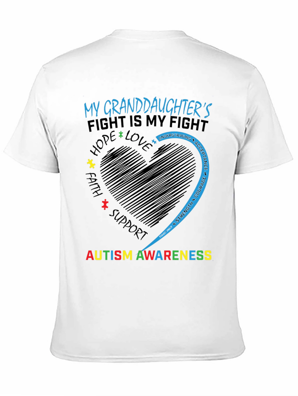 Autism Awareness Granddaughter T-Shirt