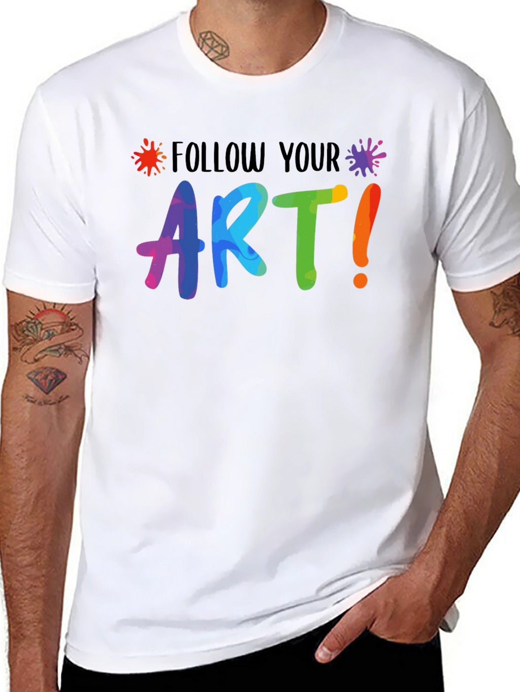 Follow Your Art Graphic T-Shirt