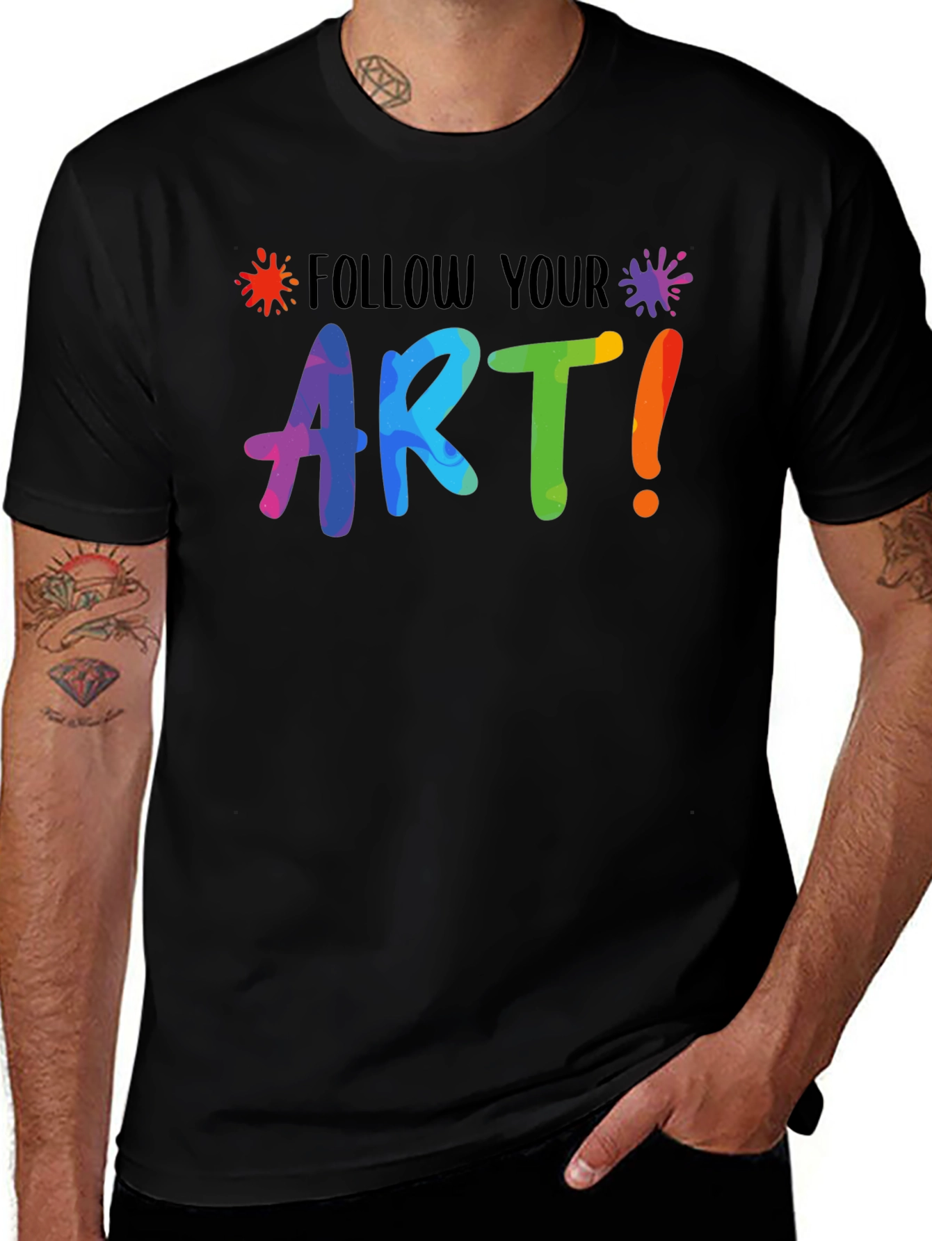 Follow Your Art Graphic T-Shirt
