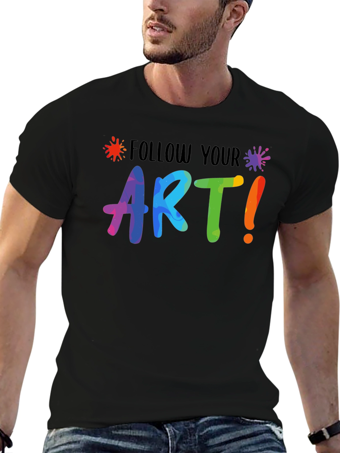 Follow Your Art Graphic T-Shirt