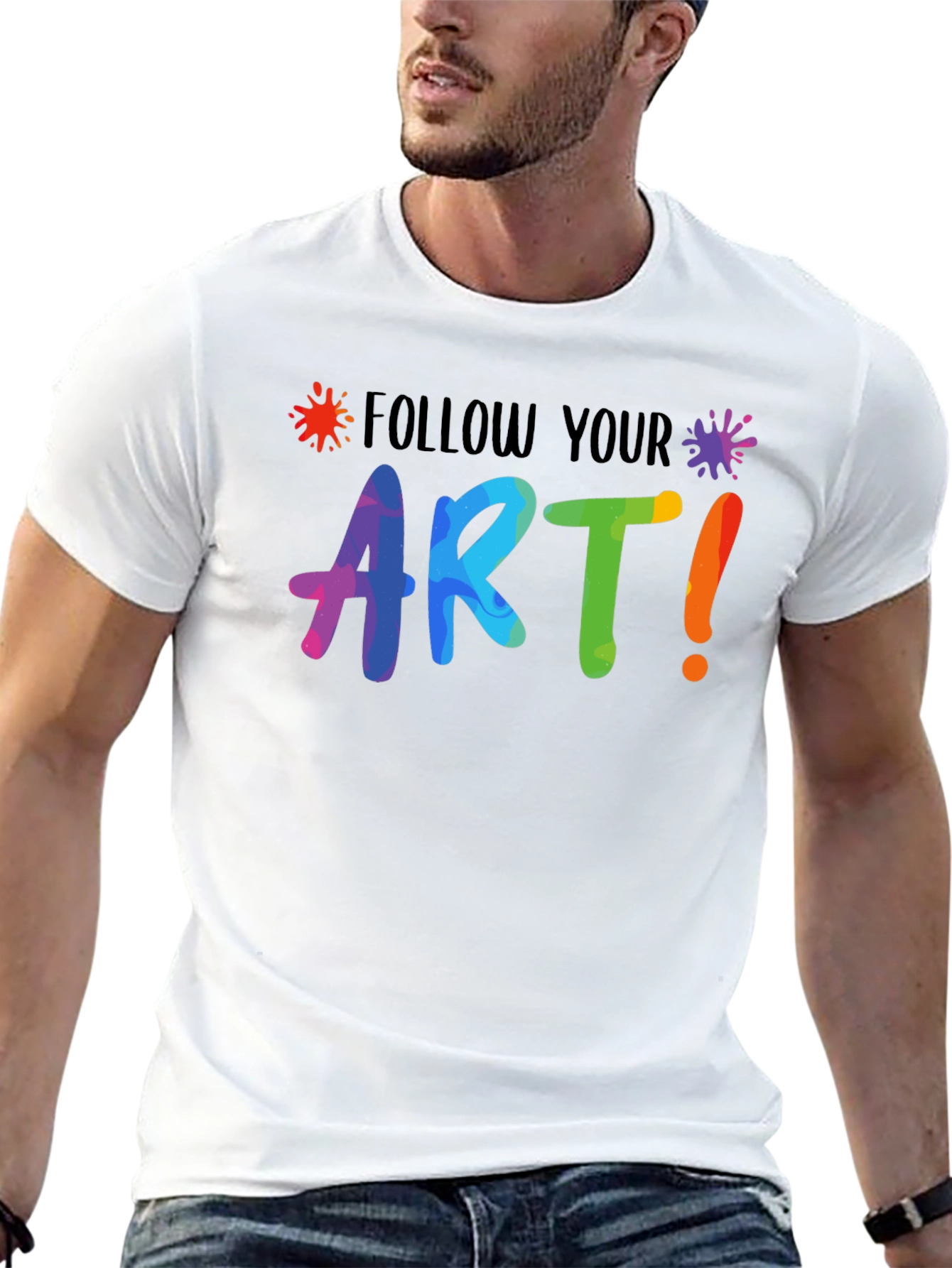 Follow Your Art Graphic T-Shirt