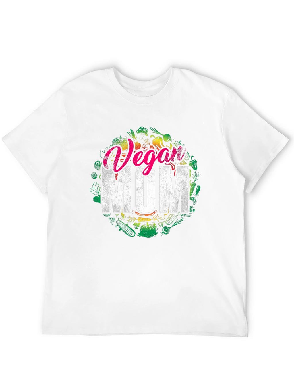 Vegan Mom Graphic Tee - Plant-Based Lifestyle Shirt