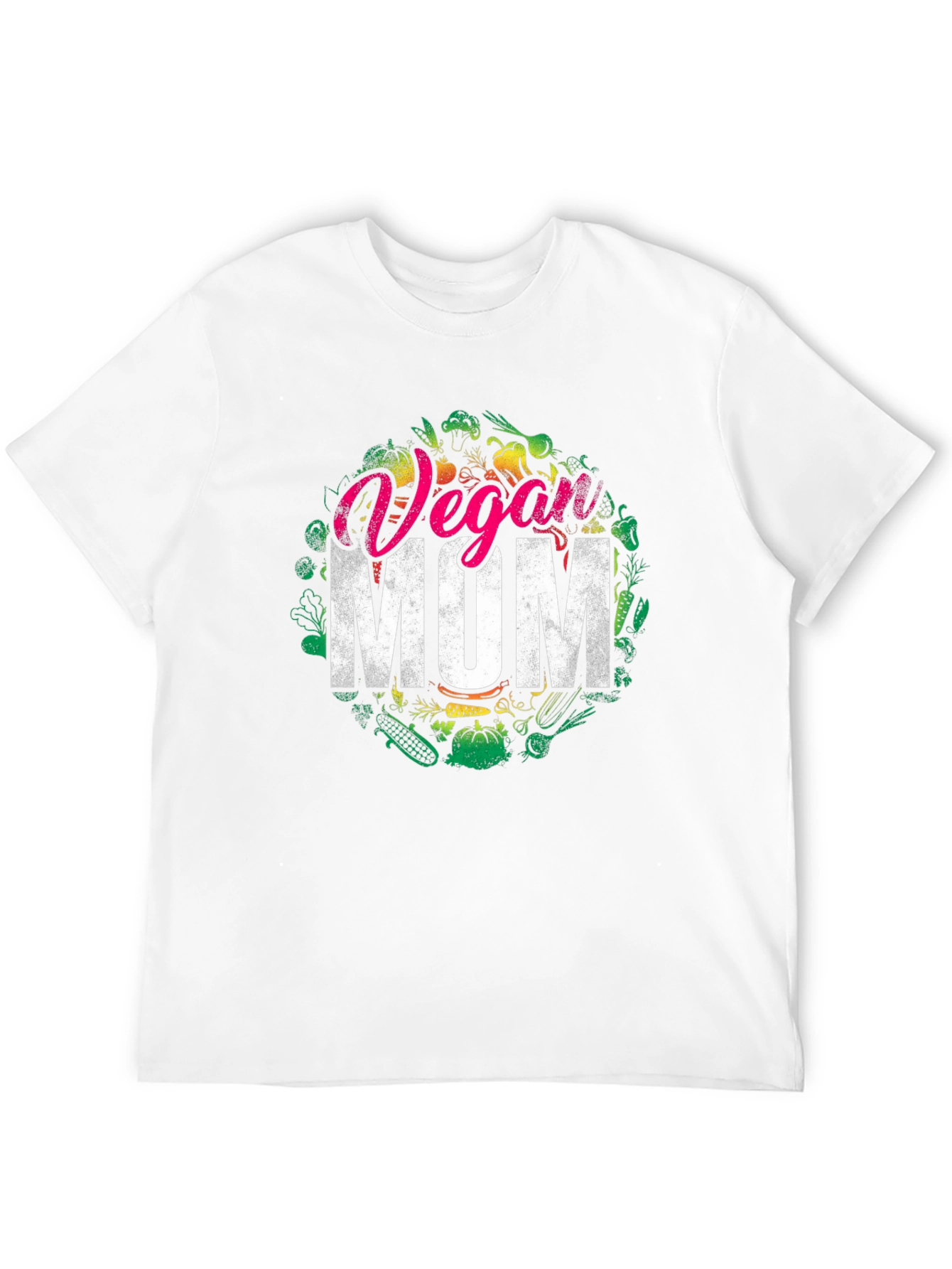 Vegan Mom Graphic Tee - Plant-Based Lifestyle Shirt