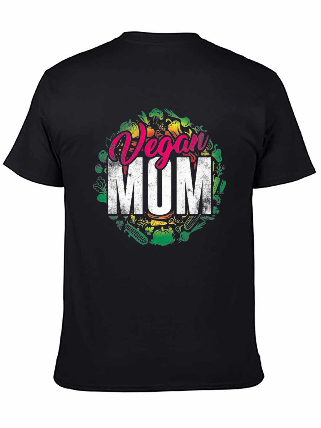 Vegan Mom Graphic Tee - Plant-Based Lifestyle Shirt