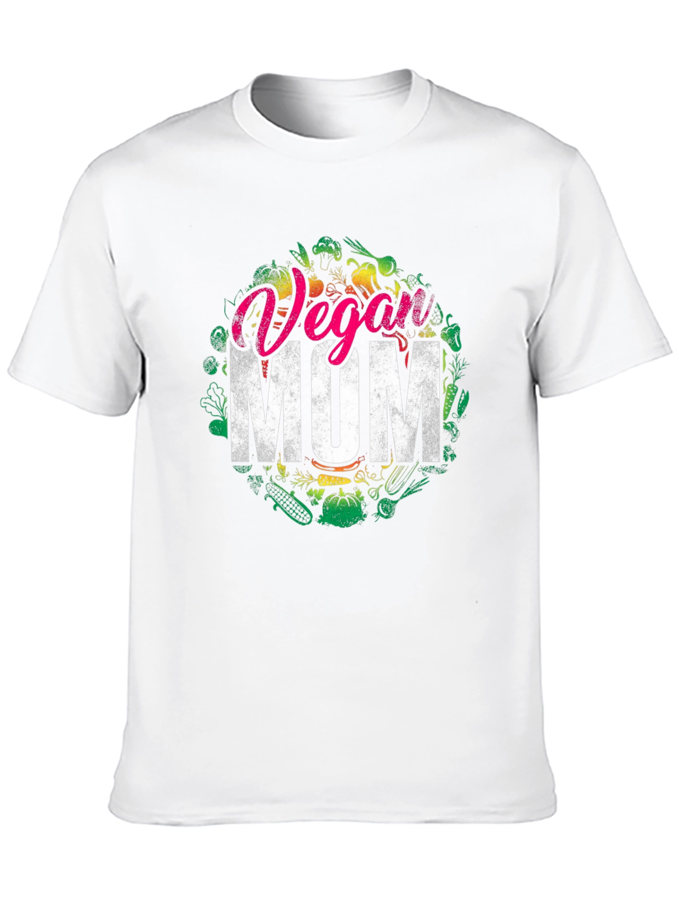 Vegan Mom Graphic Tee - Plant-Based Lifestyle Shirt