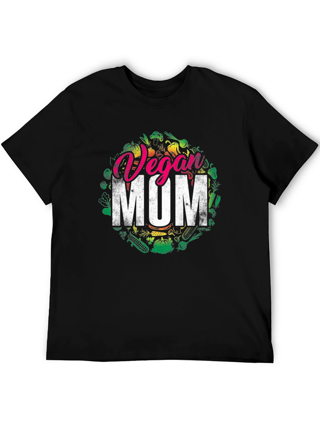 Vegan Mom Graphic Tee - Plant-Based Lifestyle Shirt