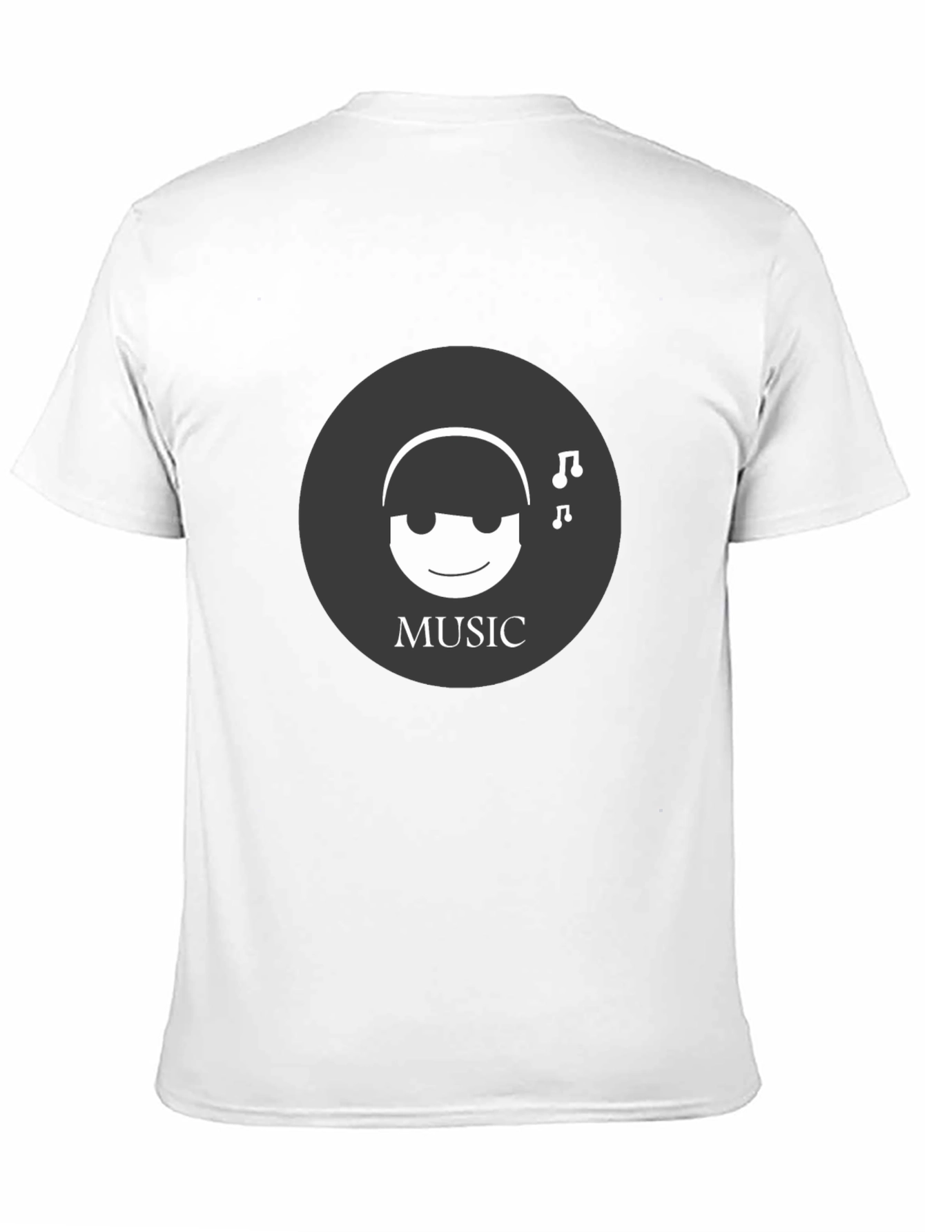 Music Lover Tee - Black Graphic T-Shirt