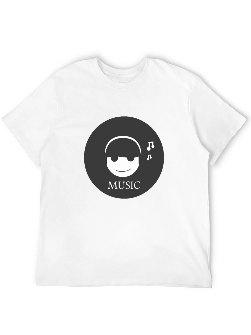 Music Lover Tee - Black Graphic T-Shirt