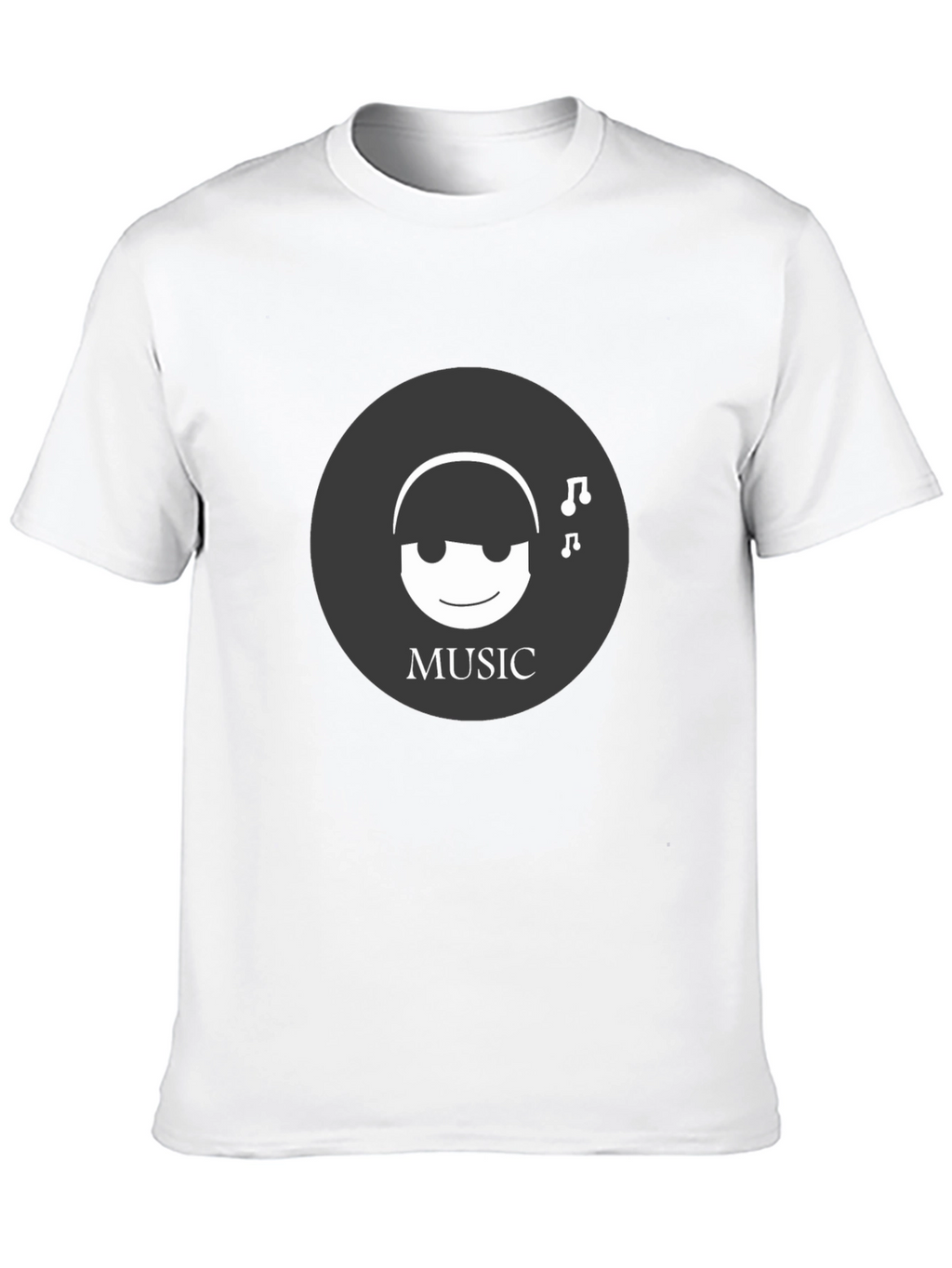 Music Lover Tee - Black Graphic T-Shirt