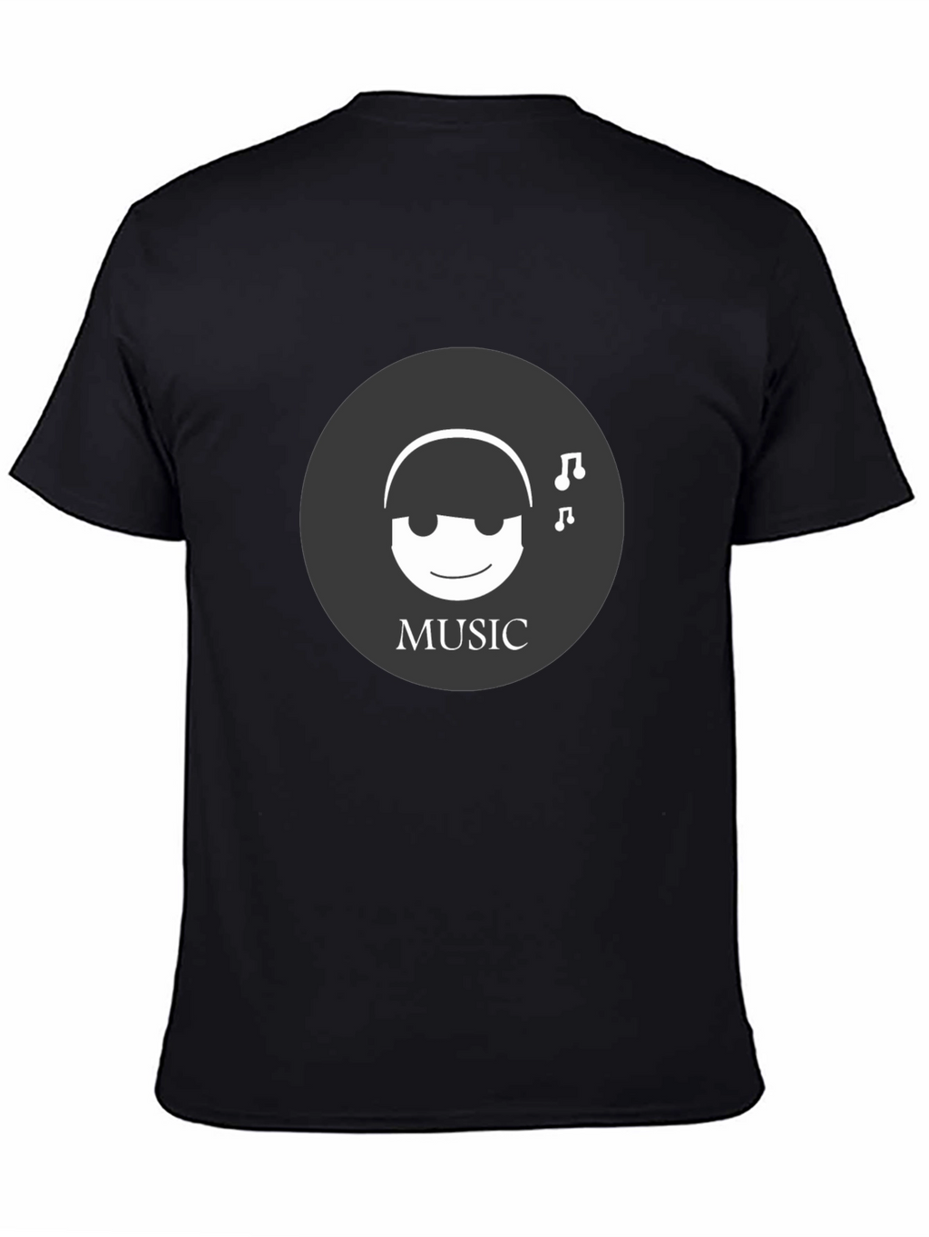 Music Lover Tee - Black Graphic T-Shirt