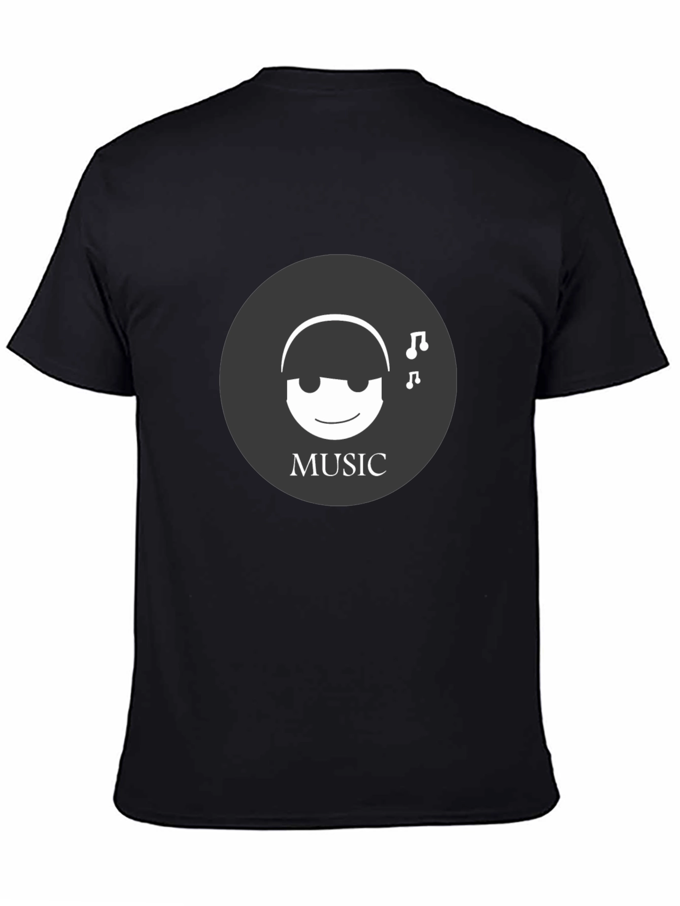 Music Lover Tee - Black Graphic T-Shirt