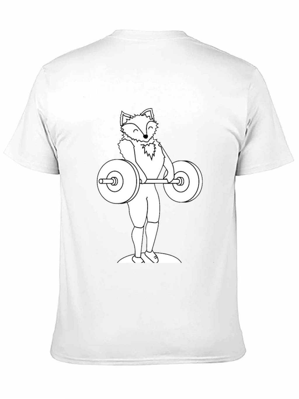 Fox Lifting Weights Graphic Tee - Black T-Shirt