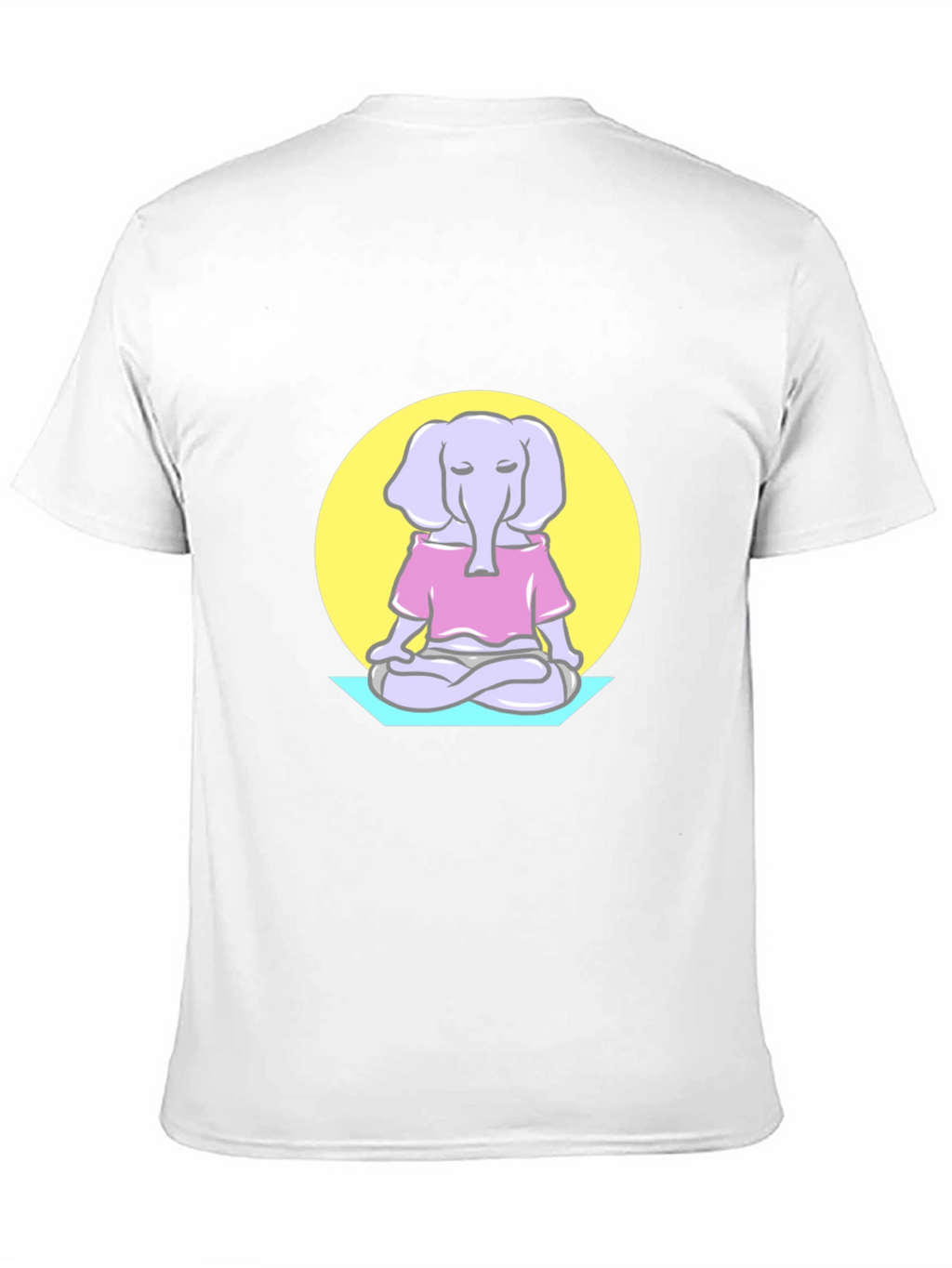 Zen Elephant T-Shirt - Meditating Animal Graphic Tee